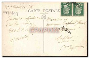Modern Postcard Mont St Michel Abbey Portal De L & # 39Eglise