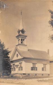 E36/ Harrington Maine Me RPPC Real Photo Postcard c1910 Methodist Church