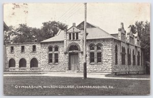 1908 Gymnasium Wilson College Chambersburg Pennsylvania Building Posted Postcard