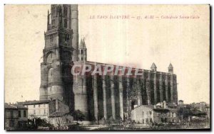 Old Postcard The Illustrious Tarn Albi Cathedrale Sainte Cecile