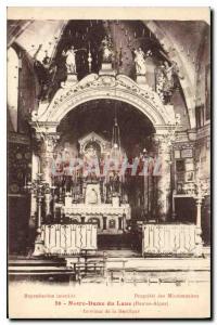 Old Postcard Our Lady of Laus Hautes Alpes Basilica Interior