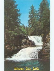 Pre-1980 WATERFALL Bushkill - Near Montague & Stroudsburg & Scranton PA E4271