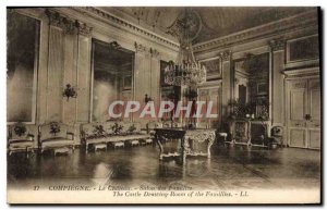 Old Postcard Foret De Compiegne Chateau Families Fair