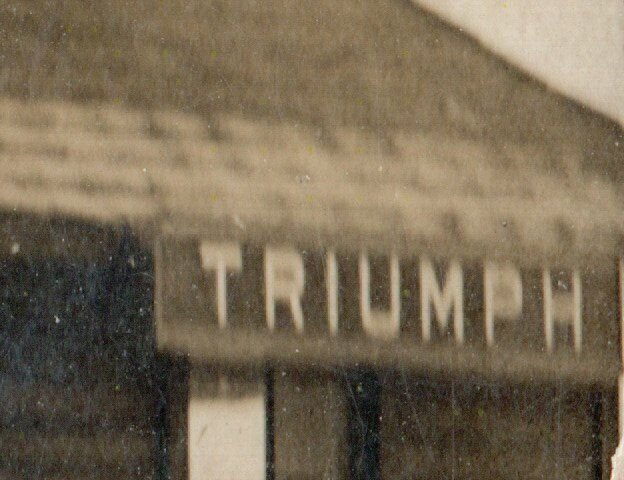 Triumph MINNESOTA RPPC c1910 DEPOT TRAIN STATION Snow nr Sherburn NOW TRIMONT