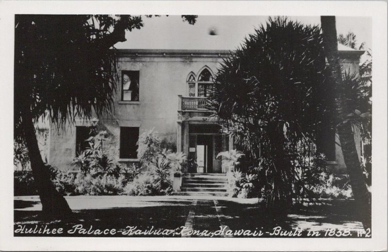 RPPC Postcard Hulihee Palace Kailua Kona Hawaii