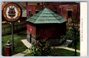 Old Block House, Pittsburgh Pennsylvania, 150th Anniversary Seal, 1908 Postcard