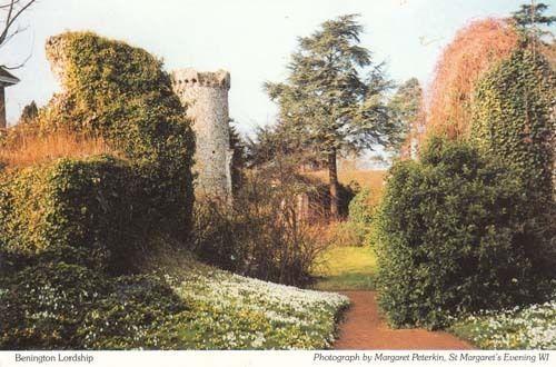 Benington Lordship Gardens Womens Institute Postcard