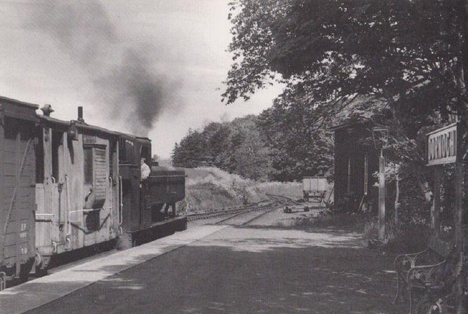 Engine 1646 Train at Dornoch Station in 1960 Railway Postcard