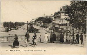 CPA ARCACHON-Le Boulevard Promenade (27972)