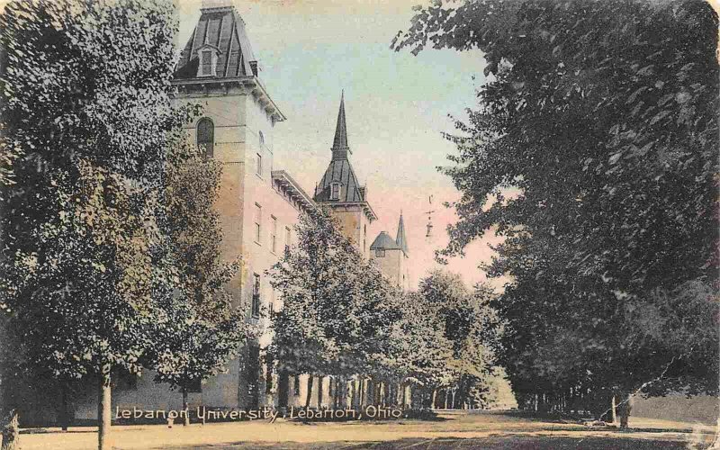 Lebanon University Lebanon Ohio 1911 postcard