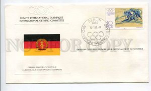 424693 EAST GERMANY GDR 1980 y Moscow Olympiad Olympic Committee First Day COVER