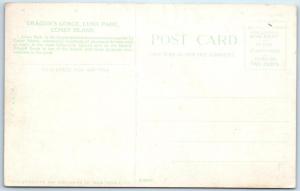 CONEY ISLAND, New York  NY   Luna Park  DRAGON'S GORGE  ca 1910s    Postcard