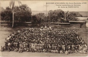 PC ETHNIC TYPES PORTO-NOVO ECOLE DAHOMEY BENIN MISSIONARIES (A23529)