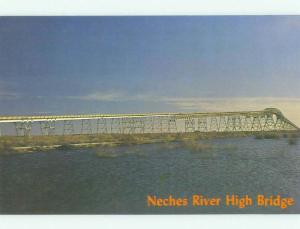 Unused Pre-1980 BRIDGE SCENE Port Arthur And Orange Texas TX HQ9616@