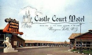 Castle Court Motel - Niagara Falls, New York NY Postcard