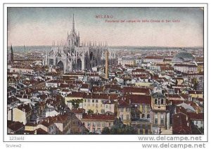 Italy Milano - Panorama del Campanile della Chiesa di San Cario 00s - 10´s