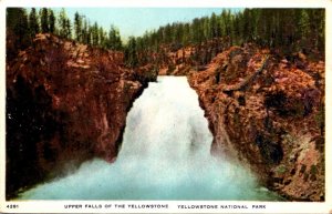 Yellowstone National Park Upper Falls Of The Yellowstone