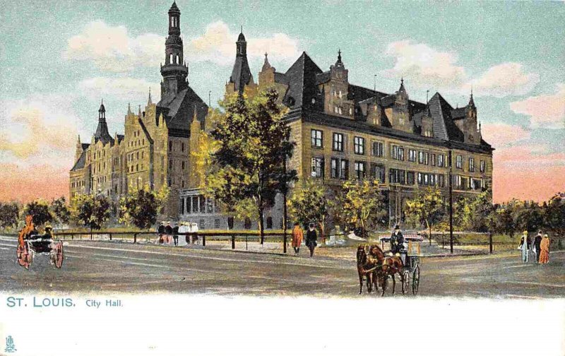 City Hall St Louis Missouri 1910s Tuck postcard