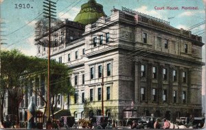 Canada Court House Montreal Vintage Postcard C093