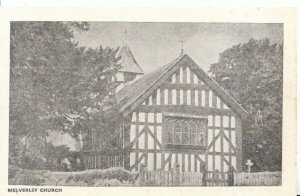 Shropshire Postcard - Melverley Church - Built 1404 - Ref 4031A