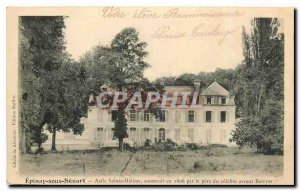 Old Postcard Epinay sous Senart Asylum Sainte Helene