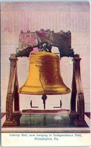 Liberty Bell, now hanging in Independence Hall - Philadelphia, Pennsylvania