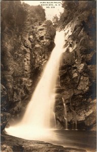 RPPC Glen Ellis Falls, White Mountains NH Vintage Postcard R15