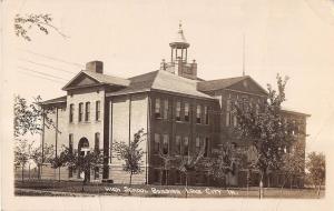 Lake City Iowa High School Building Exterior View Real Photo Postcard V16076