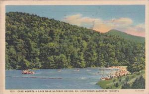 Cave Mountain Lake Near Natural Bridge Virginia 1944