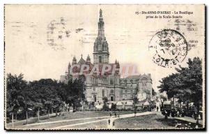 Postcard Old Ste Anne D Auray the Basilica taking the Scala Sancta