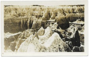 US Fossil Land, in the Badlands, South Dakota.  Old Mint Card.  Nice.