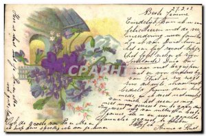 Old Postcard Fantasy Flowers