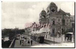 Old Postcard Royan Foncillon Train casino