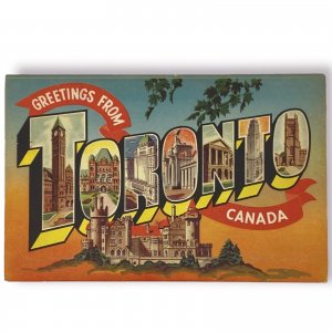 Toronto Canada Vintage Souvenir Postcard Folder