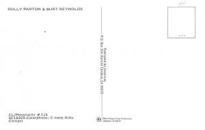 Dolly Parton & Burt Reynolds Unused 