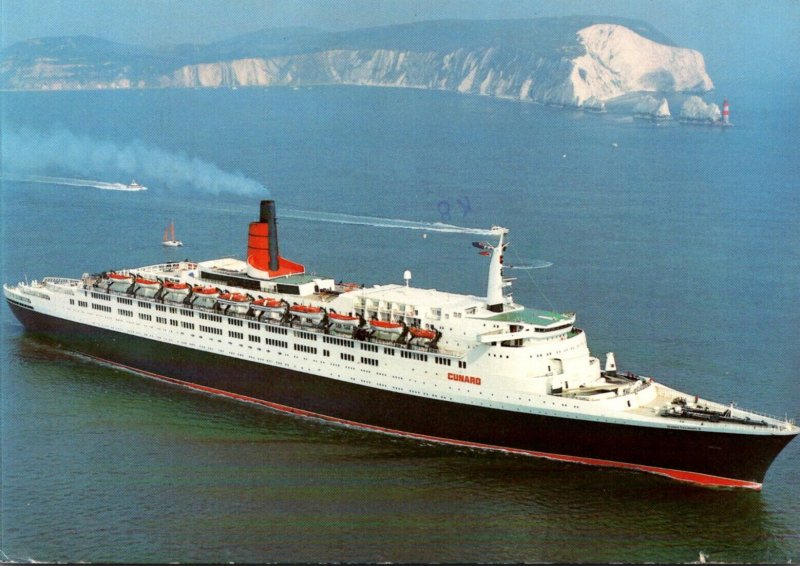 Ships Cunard Line Queen Elizabeth II 1987
