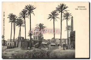 Postcard Ancient Egypt Egypt Memphis The Village