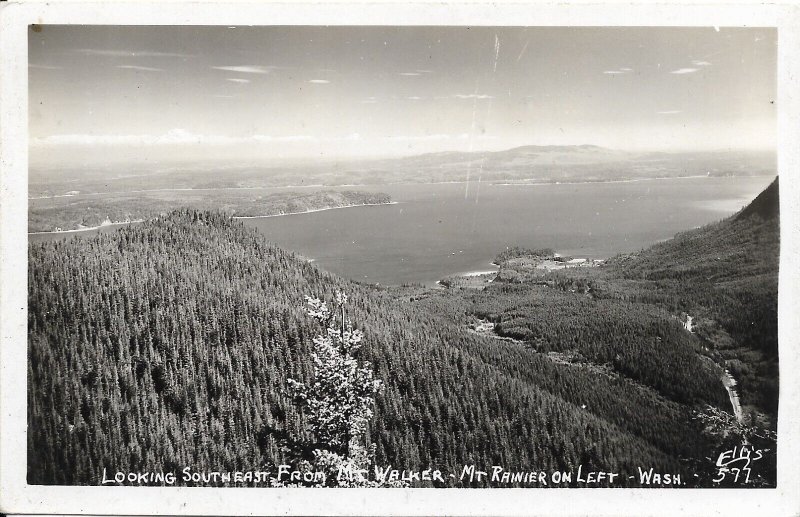 RPPC: Looking East from Mt Walker Washington, mint Ellis #577 (PC1680)