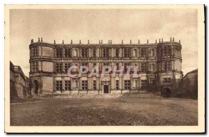 Old Postcard Chateau de Grignan Drome Great Revival fa?ade demolished by the ...