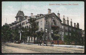 Queens Hotel, Toronto, Ontario, Canada, Early Postcard, Unused