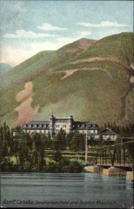 Banff Ontario ONT Sanatorium Hotel Sulphur Mountain c1910 Vintage Postcard