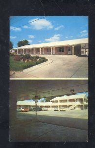 COLUMBIA MISSOURI THE STEPHENS MOTEL OLD CARS VINTAGE ADVERTISING POSTCARD