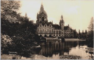 Germany Hannover Rathaus Vintage RPPC C077