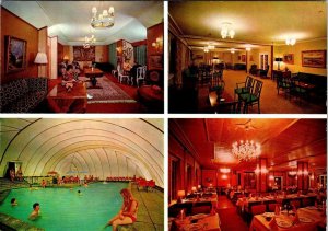 Lillehammer, Norway  LILLEHAMMER HOTEL Lobby~Restaurant~Indoor Pool 4X6 Postcard