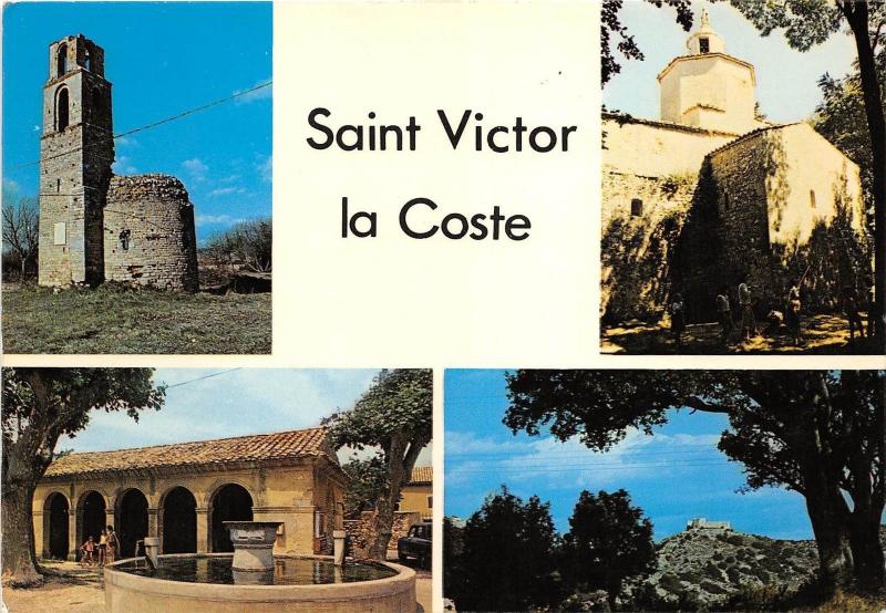 BR21287 Saint Victor la Coste La chapelle de Saint martin    france