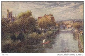 AS, Bath From North Parade Bridge, Somerset, England, UK, 1900-1910s