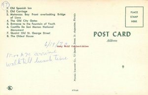 FL, Saint Augustine, Florida, Multi View, Greetings