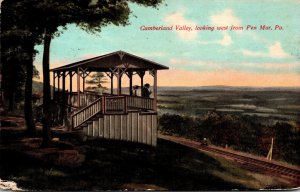 Pennsylvania Cumberland Valley Looking West From Pen Mar 1910