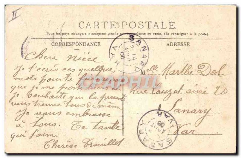 Old Postcard Fantaisie Martha Surname