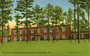 VA - Martinsville. Henry County Memorial Hospital